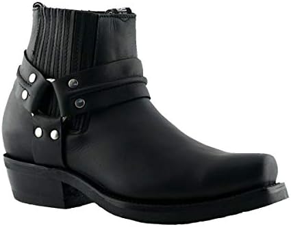 Amazon.com | Grinders Unisex Renegade LO Black Leather Cowboy